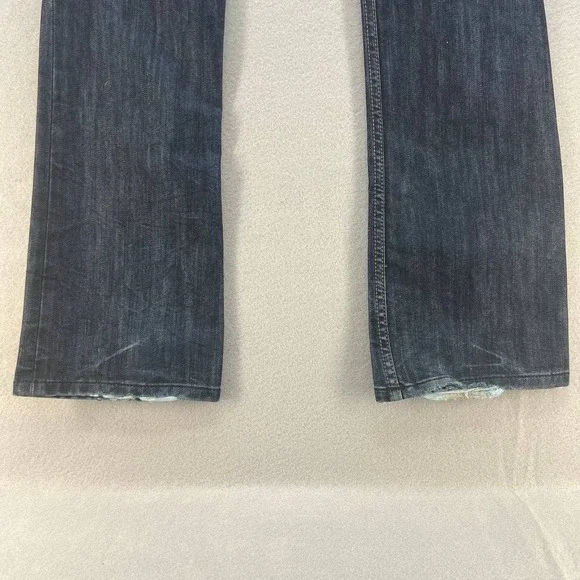 Guess Premium Women's Bootcut Embellished Denim Jeans Size 27 Low Rise - Picture 8 of 16